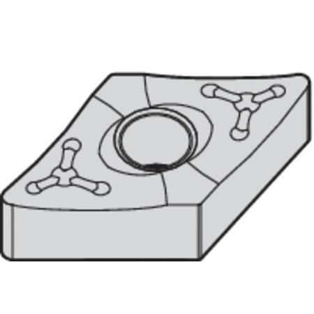 Diamond Turning Insert, Diamond, 4, DNMM, 3, Carbide MPN:5698416