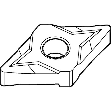 Diamond Turning Insert, Diamond, 4, DNMP, 1 MPN:3348294