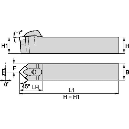 Indexable Toolholder, DSDN, MPN:5697961