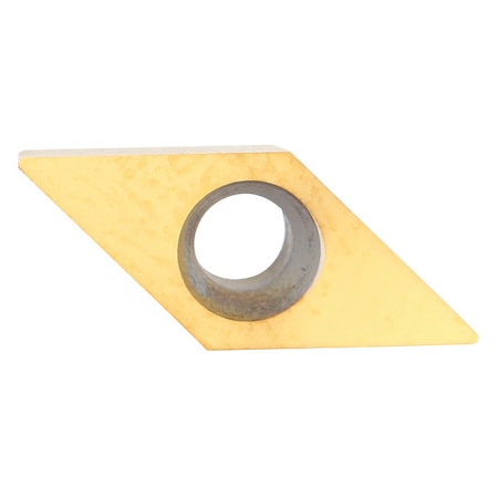 Diamond Turning Insert, Diamond, 3/16 in, GCHW, .5, Carbide MPN:2827596