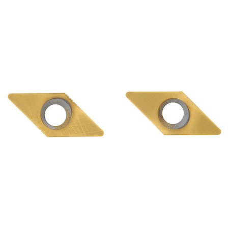 Diamond Turning Insert, Diamond, 3/16 in, GCHW, 1, Carbide MPN:2827577
