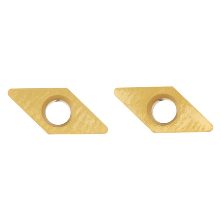 Diamond Turning Insert, Diamond, 5/32 in, GPHW, 1, Carbide MPN:2827608