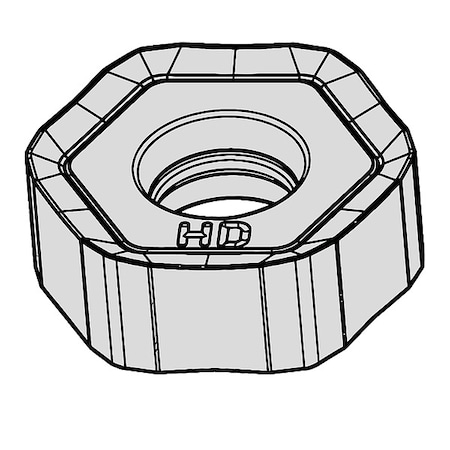 Hex Milling Insert, 6.80mm, Carbide MPN:6180299