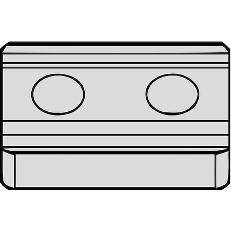 Diamond Turning Insert, Rectangle, LNUX, 2.40mm, Carbide MPN:2012231