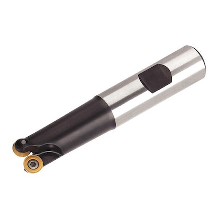 Indexable Profiling End Mill, M100 Series, High Speed Steel, 0.1575 in Depth of Cut MPN:2646596
