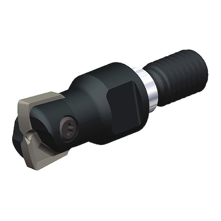 Indexable Profiling End Mill, M270 Series, High Speed Steel, 1.10mm Depth of Cut MPN:3926548