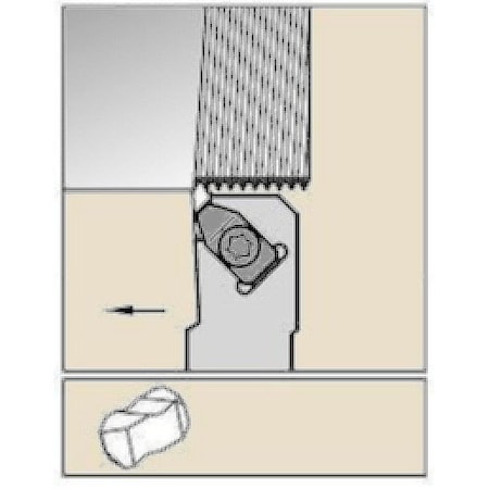 Thread Turning Toolholder, NASL103B MPN:3636524