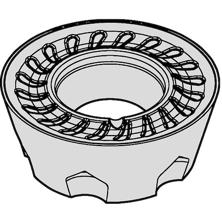 Round Milling Insert, 12.00mm, Carbide MPN:6412897