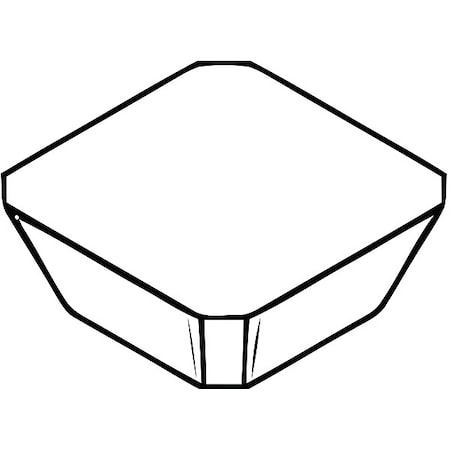 Square Milling Insert, 12.70mm, Carbide MPN:2029156