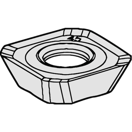 Square Milling Insert, 13.41mm, Carbide MPN:4072175