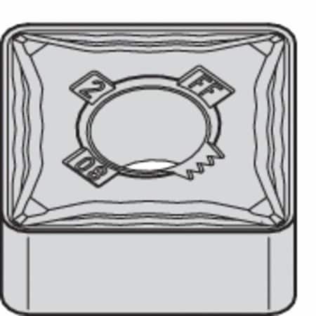 Square Turning Insert, Square, 4, SNMG, 2, Carbide MPN:4171048