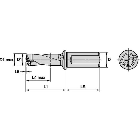 Indexable Insert Drill, 32.00mm, TCF MPN:5537821