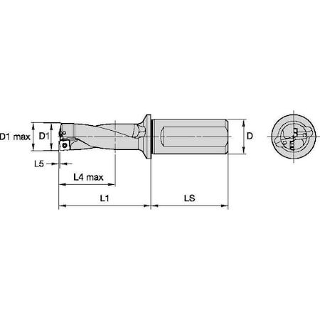 Indexable Insert Drill, 32.00mm, TCF MPN:5537822