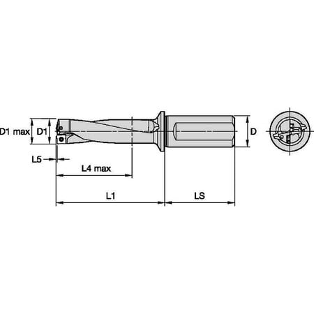 Indexable Insert Drill, 32.00mm, TCF MPN:5537829