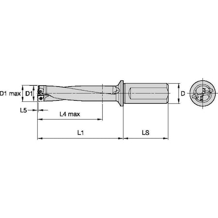 Indexable Insert Drill, 40.00mm, TCF MPN:5578628