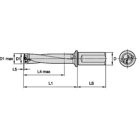 Indexable Insert Drill, 40.00mm, TCF MPN:5578729