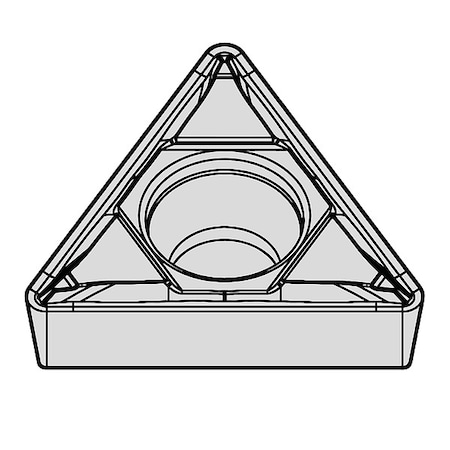 Triangle Turning Insert, Triangle, 1/4 in, TCMT, 0.0156 in, Cermet MPN:6208107