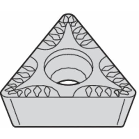 Triangle Turning Insert, Triangle, 3/8 in, TCMT, 0.0156 in, Carbide MPN:5623615