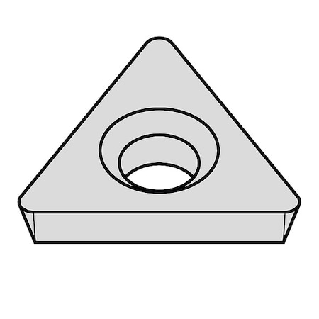 Triangle Turning Insert, Triangle, 5/32 in, TDHB, 0.007 in MPN:2828749