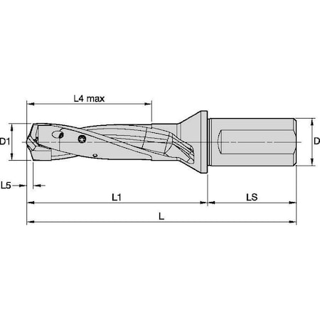 Modular Drill, 81.00mm Drill Depth MPN:6572102