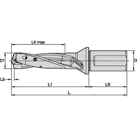 Modular Drill, 96.00mm Drill Depth MPN:6572108
