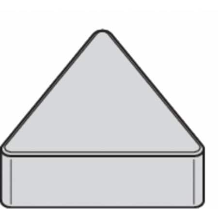 Triangle Turning Insert, Triangle, 3/8 in, TNG, 0.0156 in, Ceramic MPN:2952835