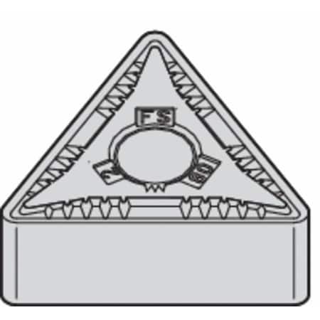 Triangle Turning Insert, Triangle, 3/8 in, TNGG, 0.0156 in, Carbide MPN:5549998