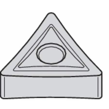 Triangle Turning Insert, Triangle, 3/8 in, TNGP, 0.008 in, Carbide MPN:4164789