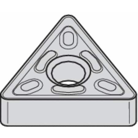 Triangle Turning Insert, Triangle, 3/8 in, TNMG, 0.0156 in, Carbide MPN:4165875