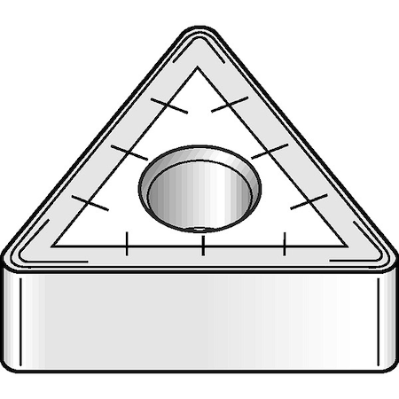 Diamond Turning Insert, Triangle, 4, TNMM, 1/16 in, Carbide MPN:2561753