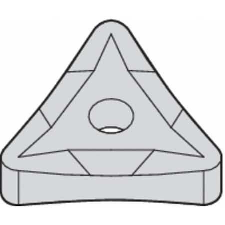Triangle Turning Insert, Triangle, 1/2 in, TNMP, 0.0156 in, Carbide MPN:4172494
