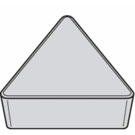Triangle Turning Insert, Triangle, 3/8 in, TPG3, 0.0156 in, Carbide MPN:2015113