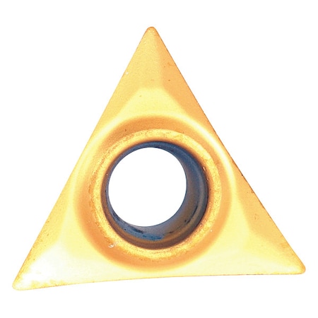 Triangle Turning Insert, Triangle, 1/4 in, TPGT, 0.008 in, Carbide MPN:2823605