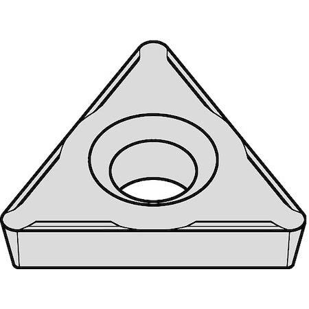 Triangle Turning Insert, Triangle, 1/4 in, TPHH, 0.0156 in, Carbide MPN:2823858