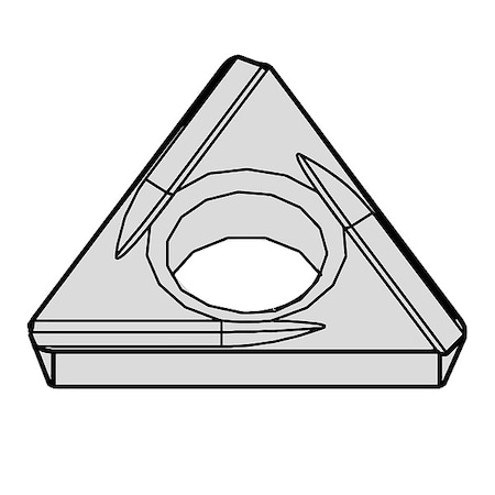 Triangle Turning Insert, Triangle, 3/8 in, TPHH, 0.0156 in, Carbide MPN:2821168