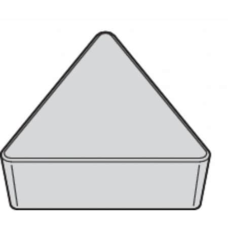 Triangle Turning Insert, Triangle, 3/8 in, TPU, 0.0156 in, Carbide MPN:4170645