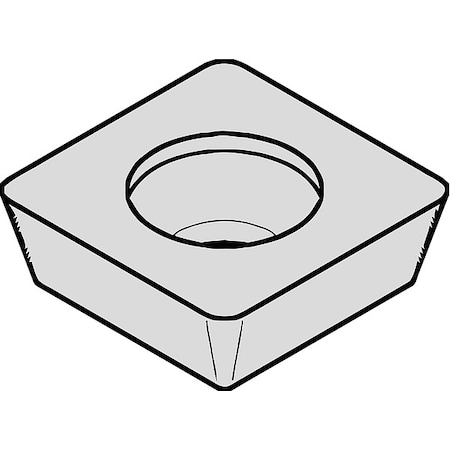 Diamond Turning Insert, Triangle, 3, TPUN, 1/32 in MPN:2028829