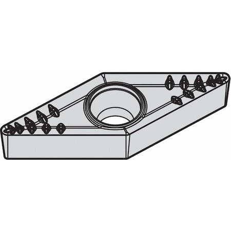 Diamond Turning Insert, Diamond, 3, VBMT, 1, Carbide MPN:4168921