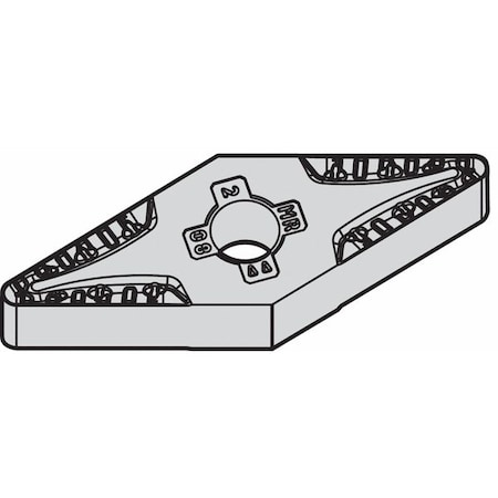 Diamond Turning Insert, Diamond, 3, VNMG, 2, Carbide MPN:4170066
