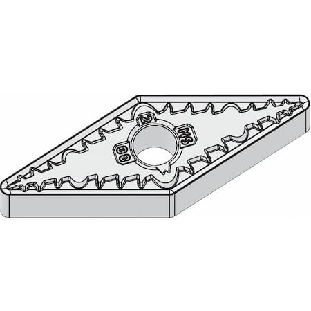 Diamond Turning Insert, Diamond, 3, VNMG, 2, Carbide MPN:5908949