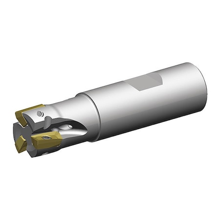 Indexable Square Shoulder End Mill, VSM11 Series, High Speed Steel, 0.4550 in Depth of Cut MPN:5416417