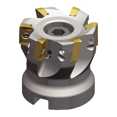 Indexable Face Mill, VSM17 Series, High Speed Steel, 15.90mm Depth of Cut MPN:5988047