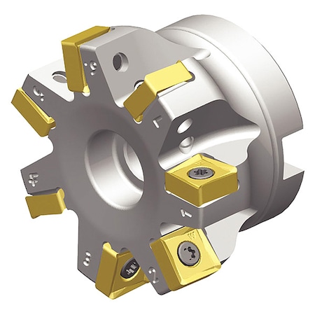 Indexable Profiling End Mill, VSM890 Series, High Speed Steel, 9.80mm Depth of Cut MPN:6596067