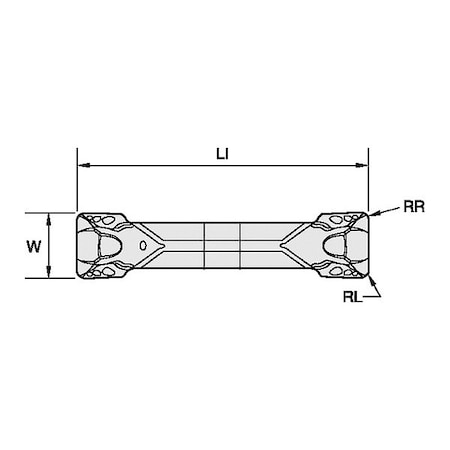 Grooving/Parting Insert, WMT-P-PT, Carbide MPN:4113572