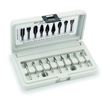 Carbide Bur Set, 9 PC MPN:M40588