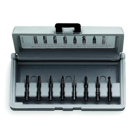 Carbide Bur Set, 8 PC MPN:M40593