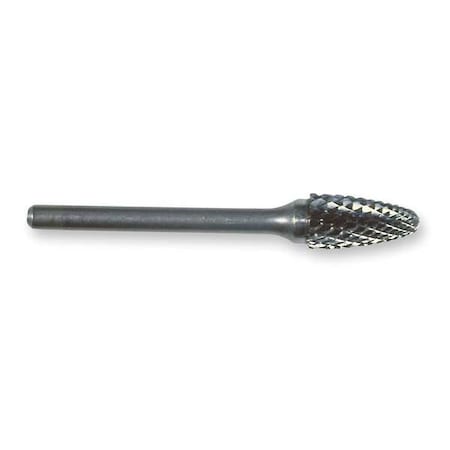 Carbide Bur, Round Nose Tree, 1/2
