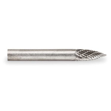 Carbide Bur, Pointed Tree, 1/4