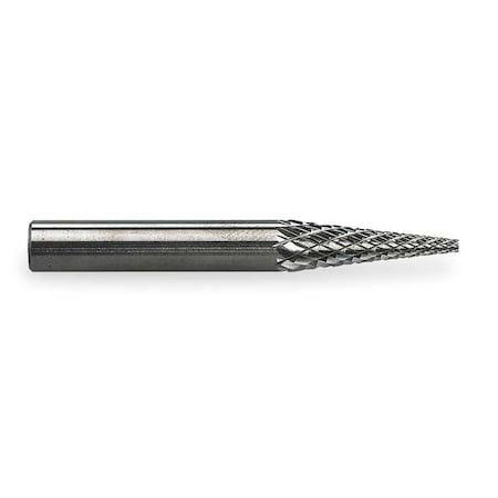 Carbide Bur, Pointed Cone, 1/4
