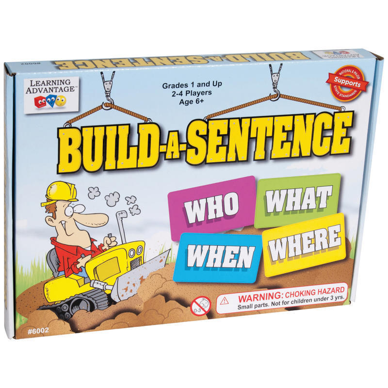 Learning Advantage Build-A-Sentence Game, Grades 1-5 MPN:CRE6002